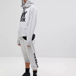 IVY PARK Light Gray Hoodie and Jogger Set | Medium